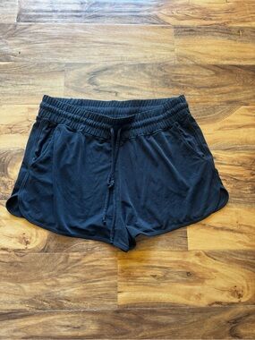 Fabletics Black Athletic Drawstring Shorts